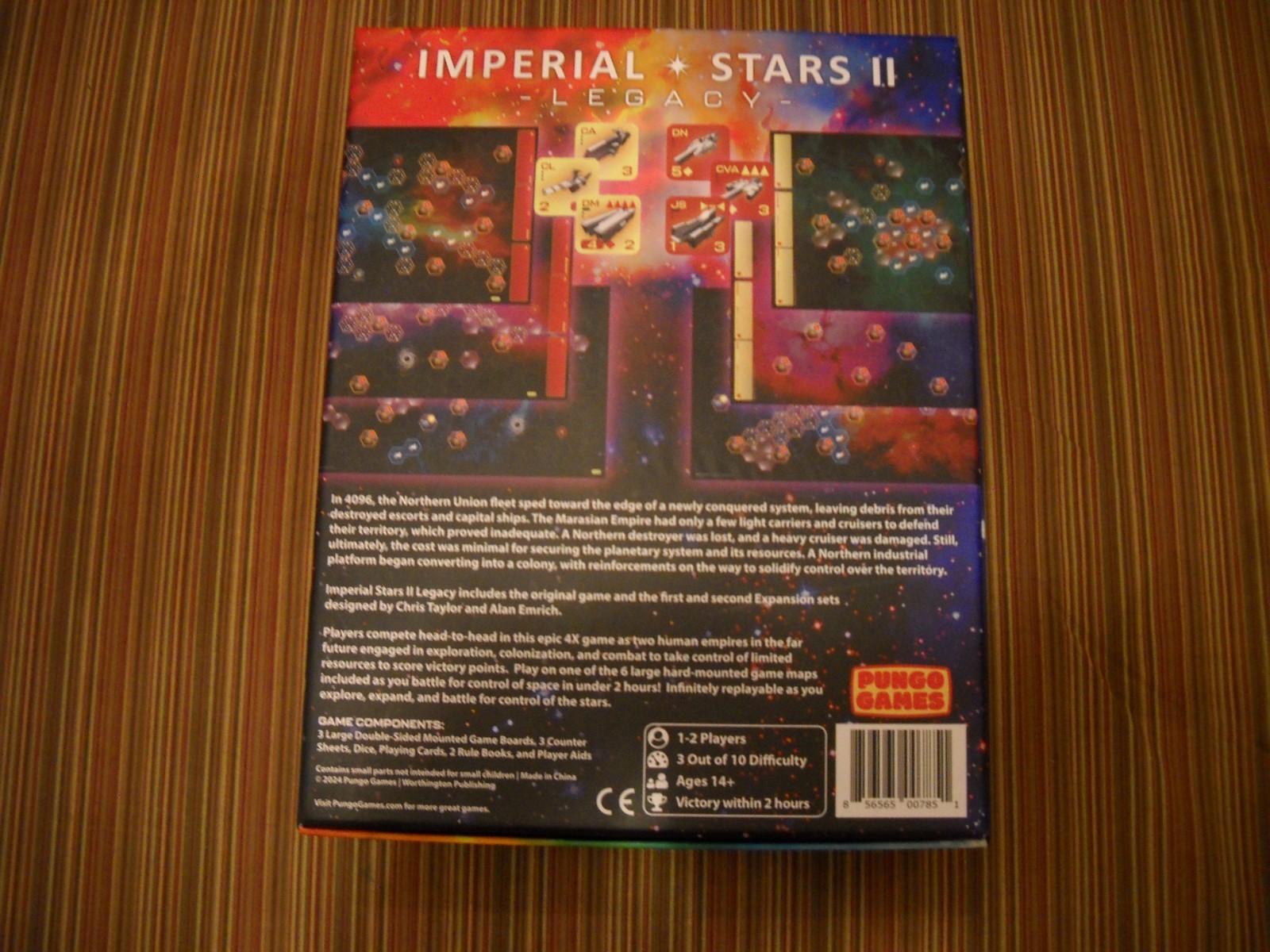Pungo Games Imperial Stars II: LEGACY NEVER PLAYED Unpunched Sealed Decks