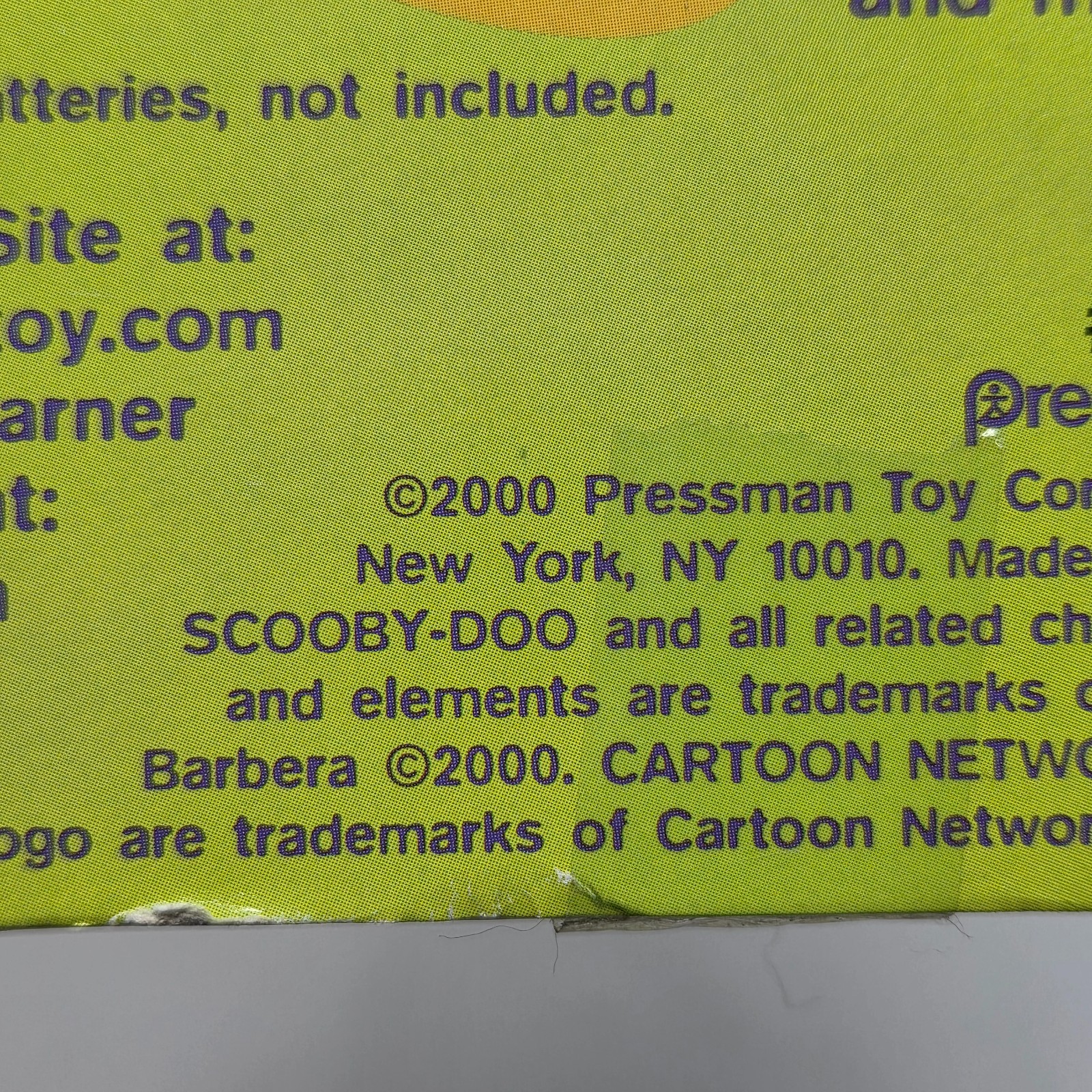 VINTAGE 2000 SCOOBY DOO WHERE ARE YOU? PRESSMAN ELECTRONIC GAME NEW SEALED