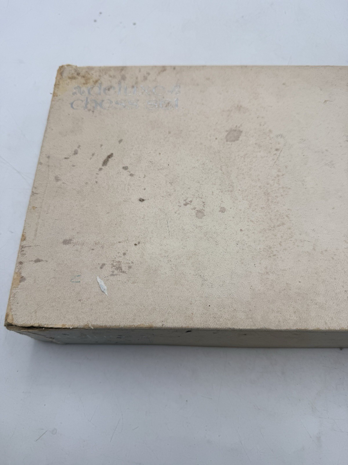 Vtg Deluxe Chess Set 1968 Selchow & Righter Complete In Box SelRight Felt Bottom