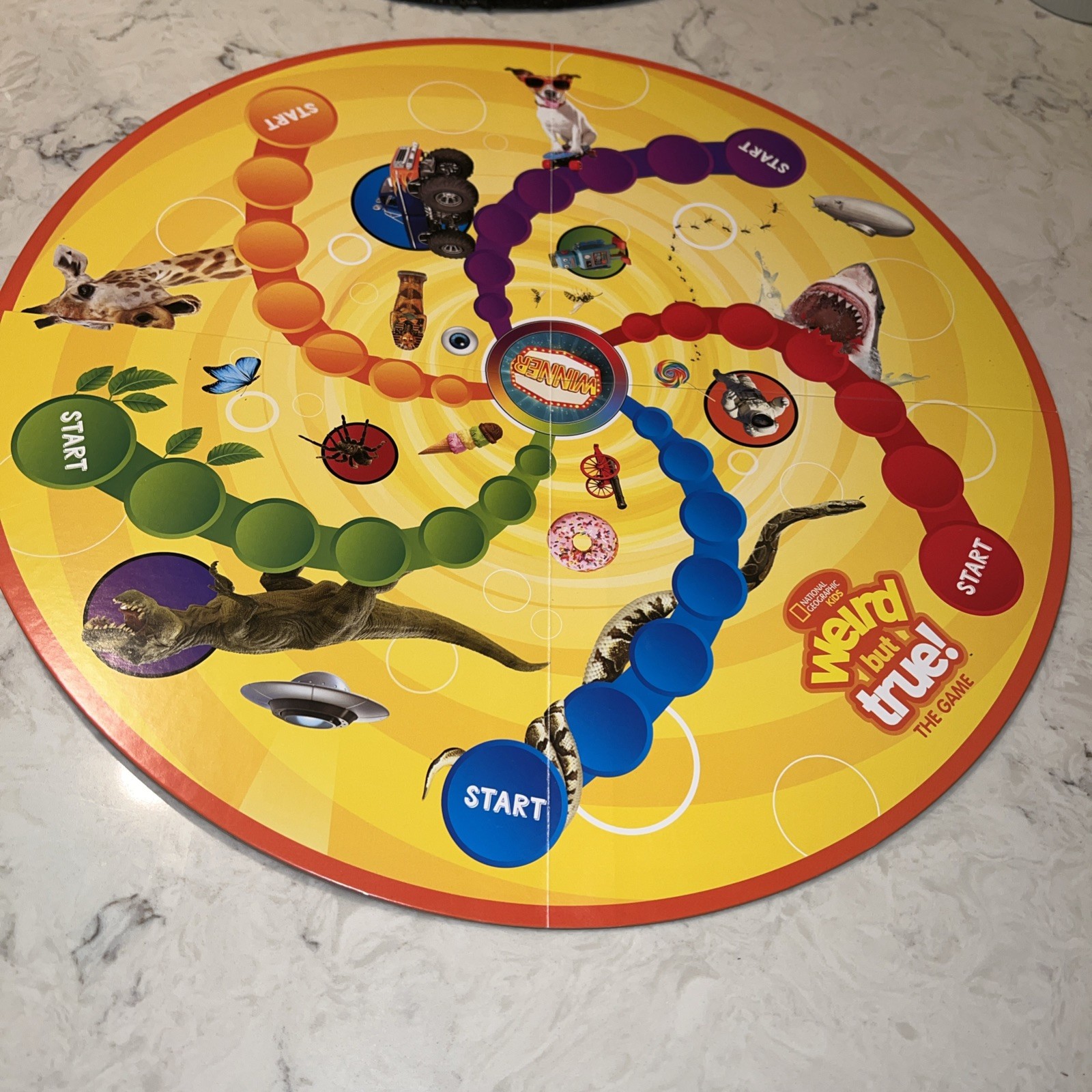 National Geographic Kids WEIRD BUT TRUE The Game 2-5 Players Ages 8+