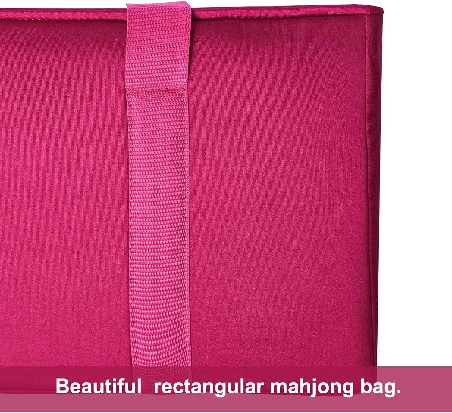 American Mahjong Set,166 White Tiles with Red Bag and Accessories,4 All-In-One M