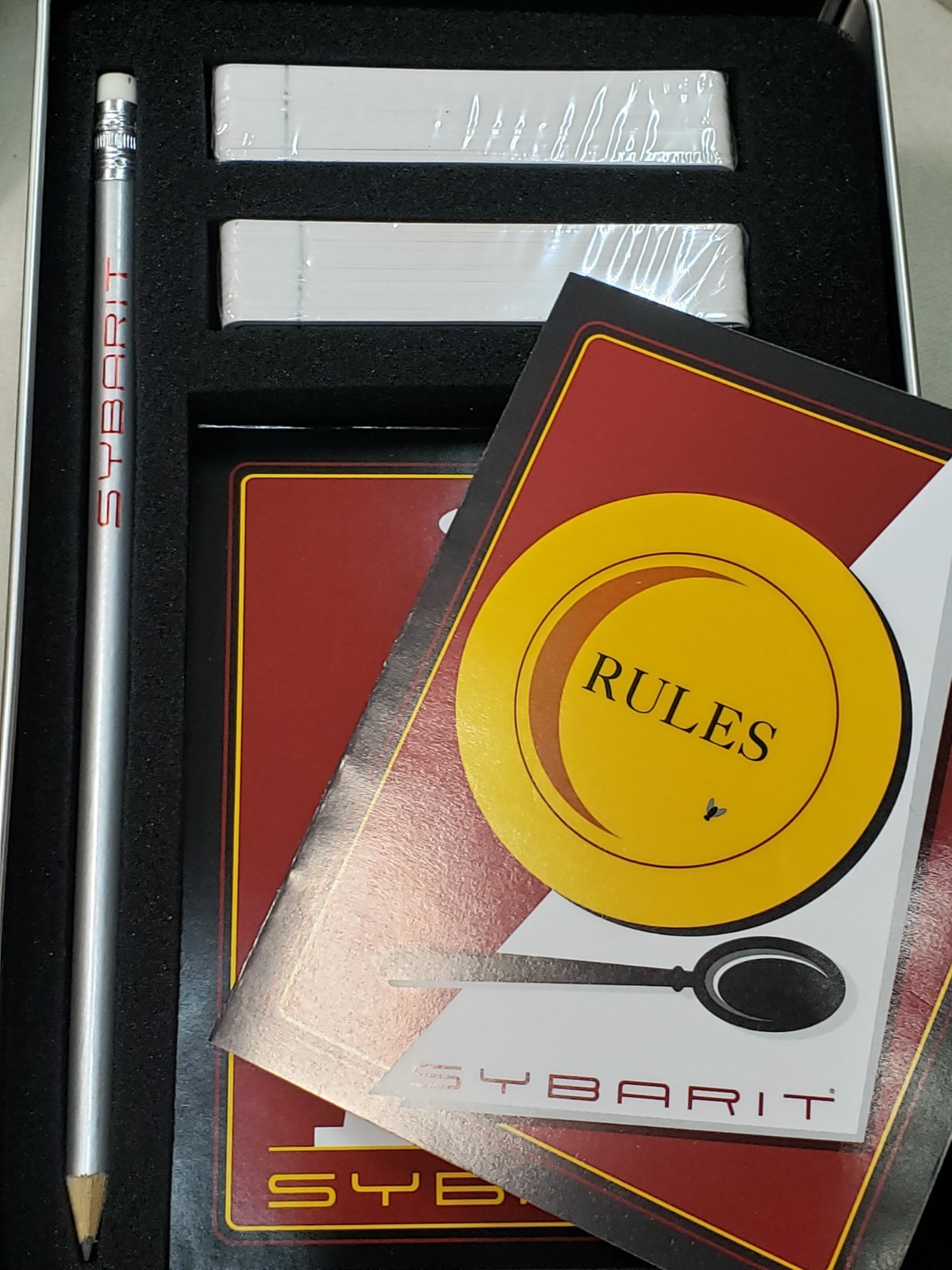 SYBARIT – Dinner Party Game – Food, Drink & Etiquette Trivia – NEW – Read
