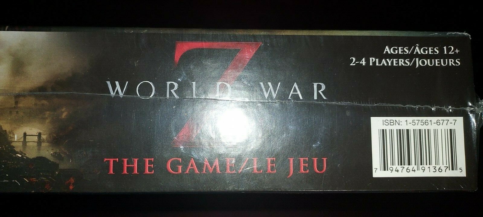 WORLD WAR Z THE GAME LE JEU-ZOMBIE PANDEMIC MOVIE BOARD UNIVERSITY GAMES 2013