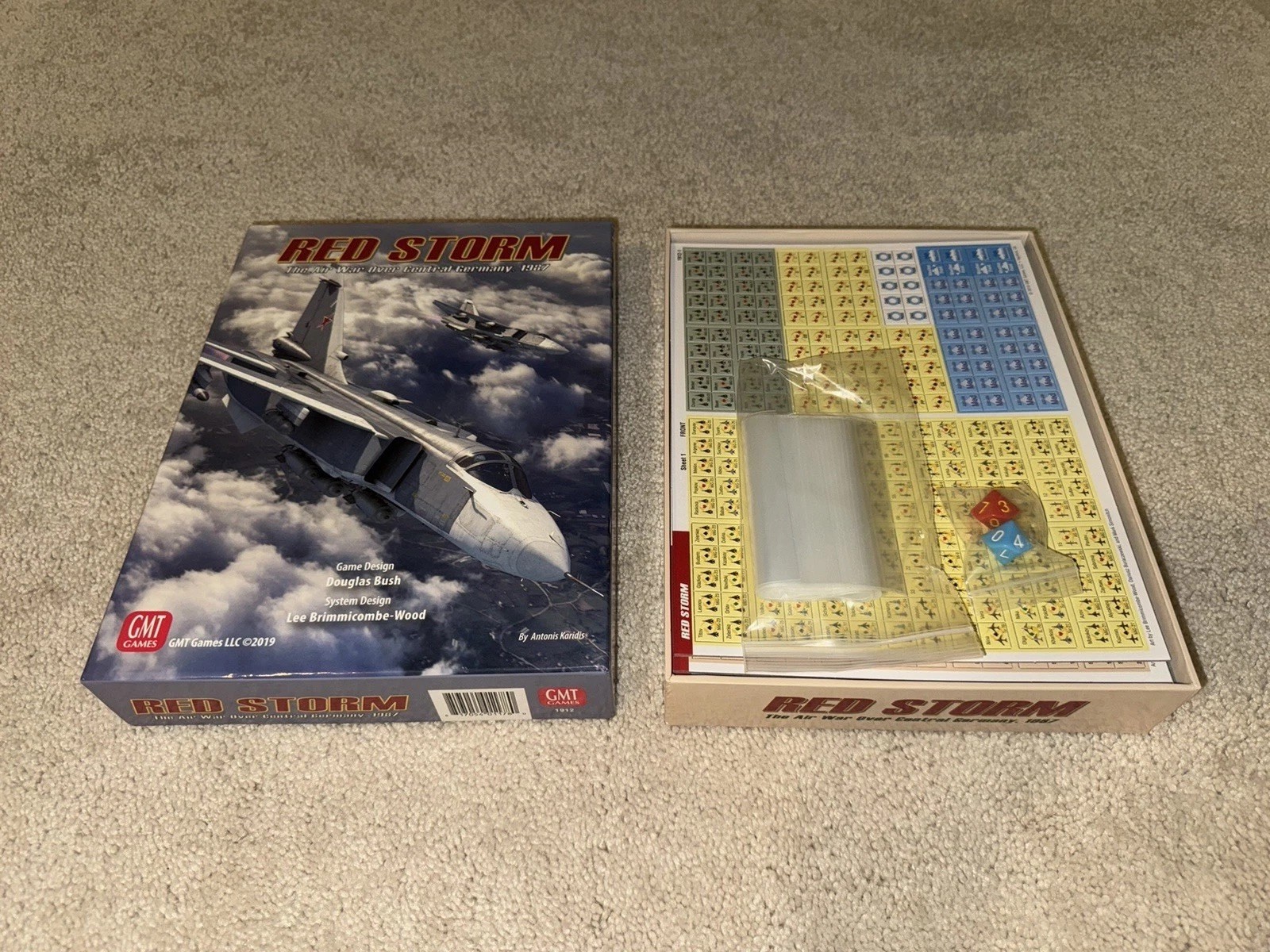 Red Storm | GMT Games | 2019 | 95% UNPUNCHED + EXTRA COUNTERS!