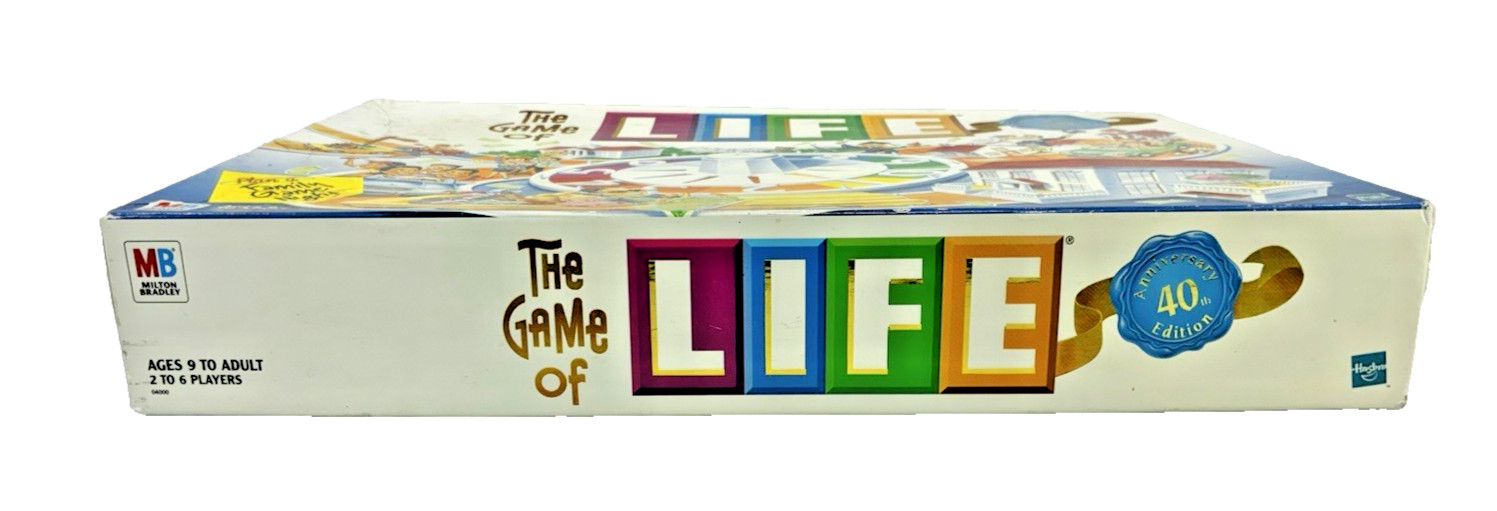 The Game of Life 40th Anniversary Board Game 1999 Vintage 99% Complete