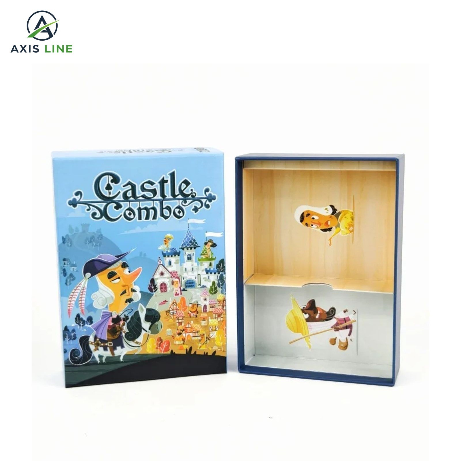 Castle Combo Board Game 2-5 Players English Version Strategy Game for Party/Fami