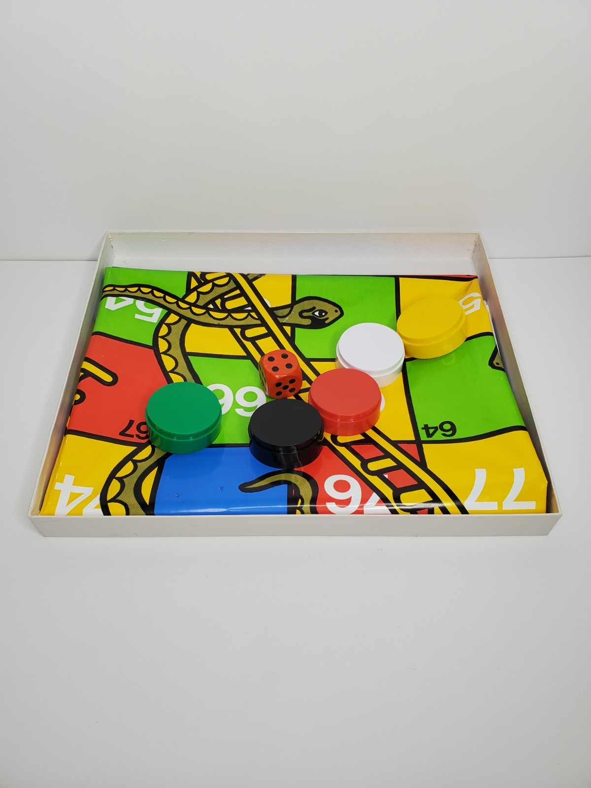 Spears Games Vintage Giant Snakes & Ladders 1984 Giant Floor Size Mat 3′ X 3′