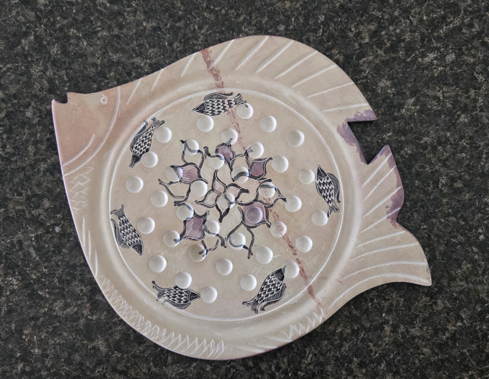 Marble? Fish Shaped Solitaire Marbles Game Board Flawed But Cool