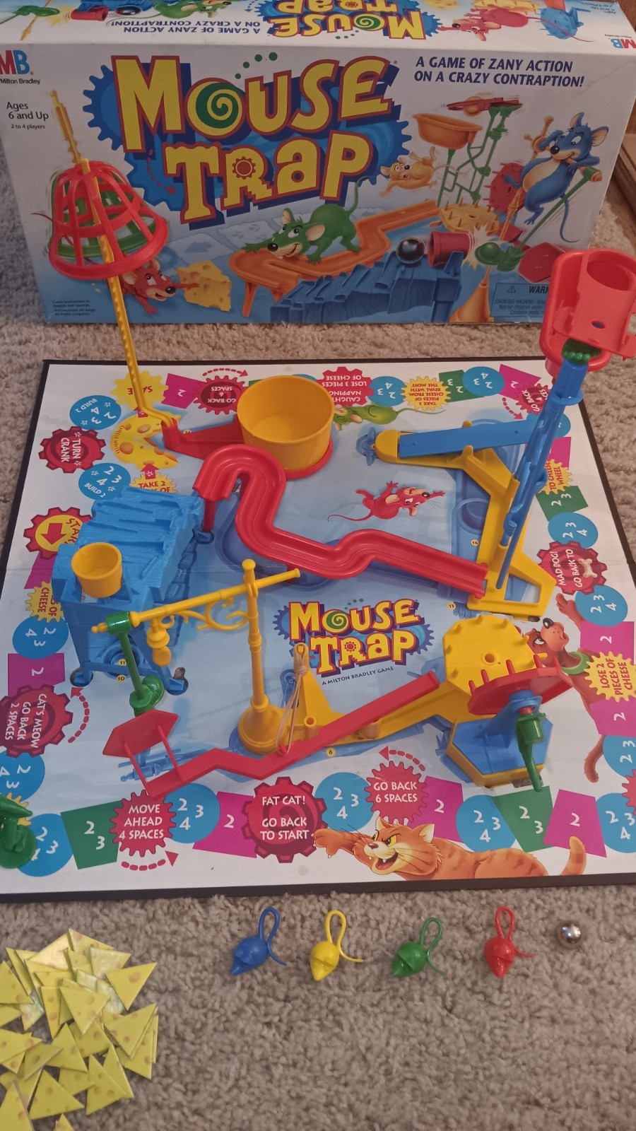 1994 Mouse Trap Game by Milton Bradley Complete in Great Condition Vintage