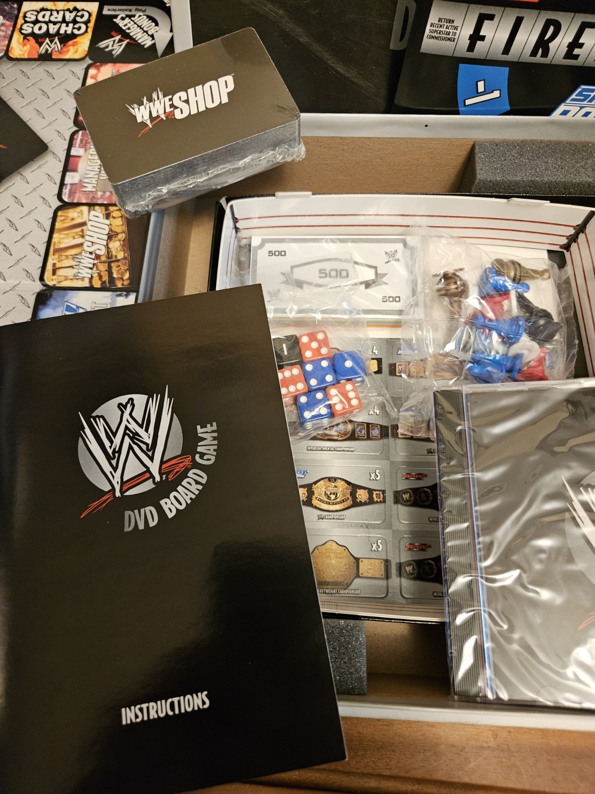WWE Smack Down Raw DVD Board Game 2005 Complete WWE Wrestling Vintage