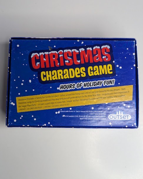Christmas Charades Game Complete 220 Cards Family Holiday Party Game Ages 8+