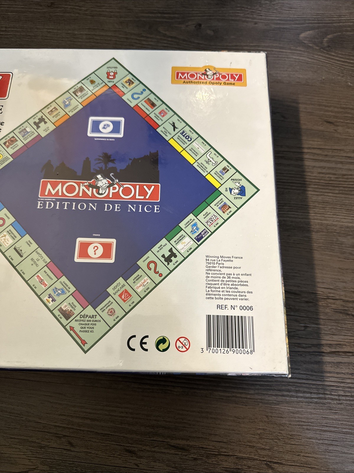 Monopoly “NICE” FRENCH Edition De Nice 2001 Game France NEW FACTORY SEALED!