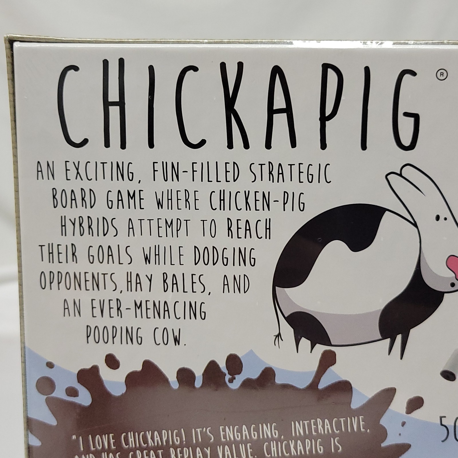 Chickapig The Family Fun Farmknh Board Game Farm to Table NEW! Farm animals