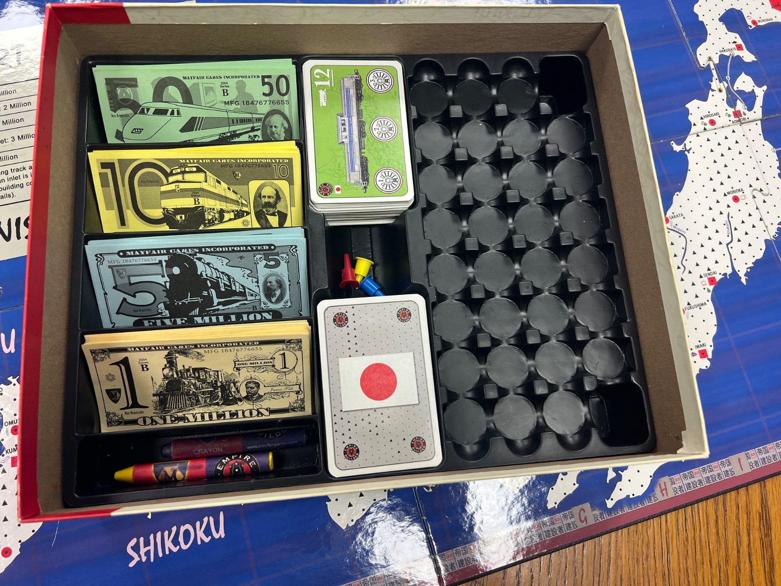 Nippon Rails board game -epic railroading in Japan