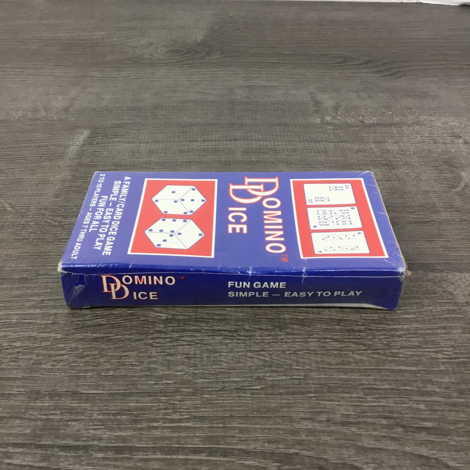 Domino Dice Card Game by Universal Games 54 Cards, 2 Dice, Chips 1981 Sealed