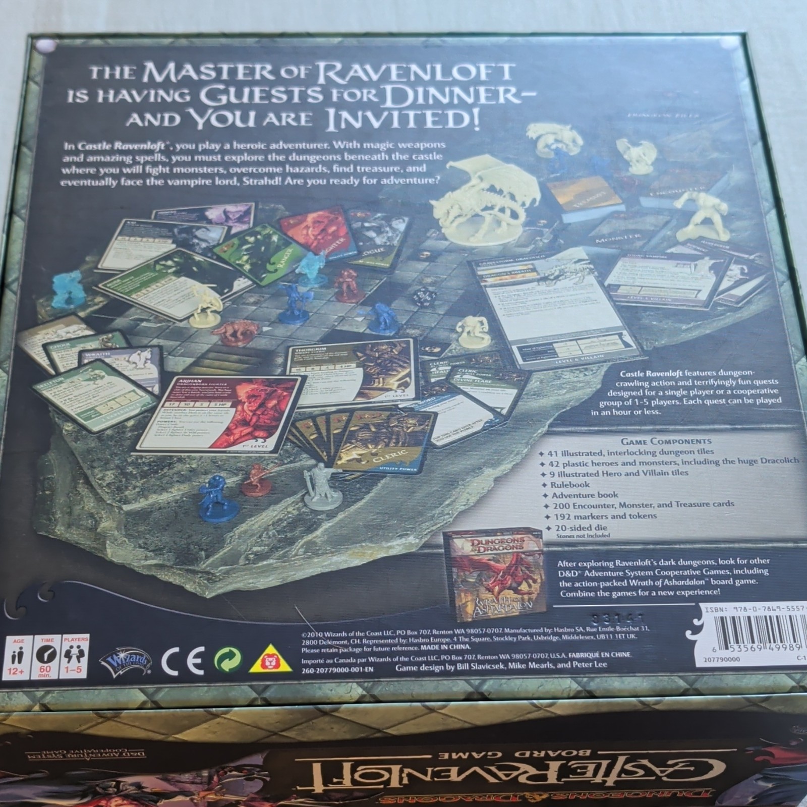Wizards of the Coast Castle Ravenloft Board Game Co-Op 1+ Players Age 12+ 2010