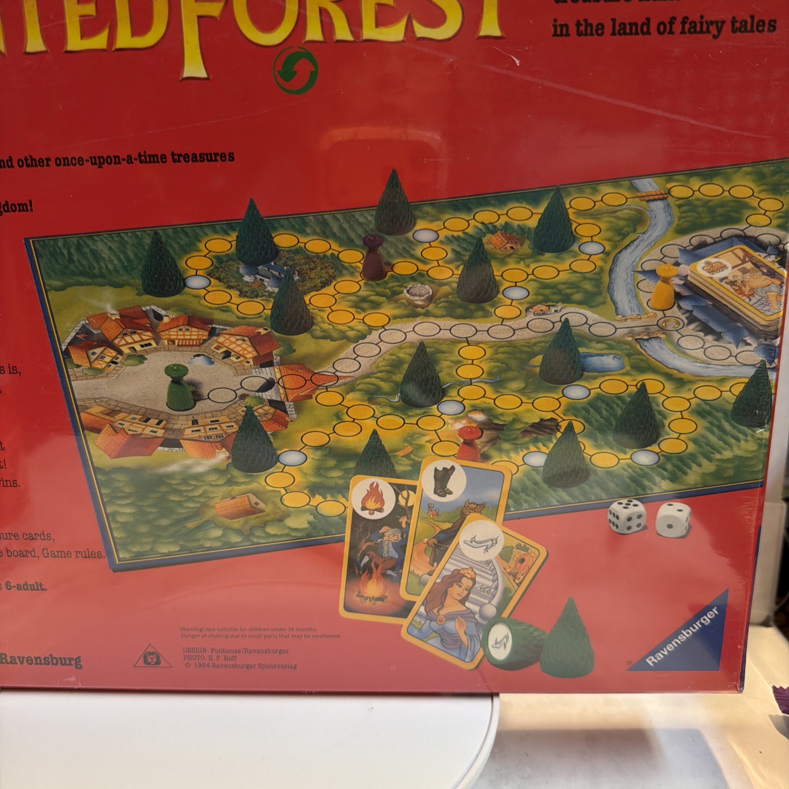 Enchanted Forest Board Game Ravensburger 1994 Vintage NEW Sealed EBRC1