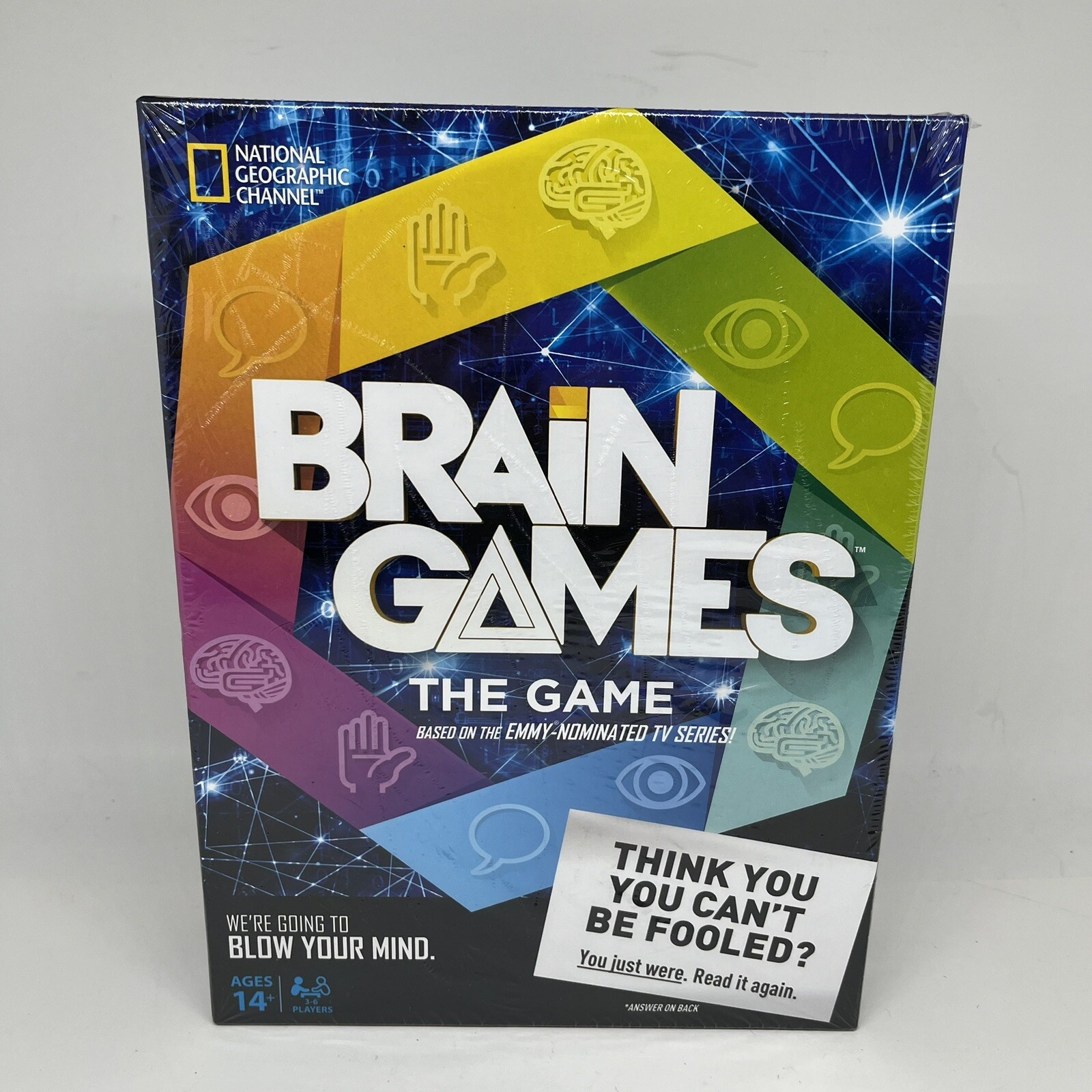 National Geographic Channel Brain Games The Game Board Game NEW SEALED