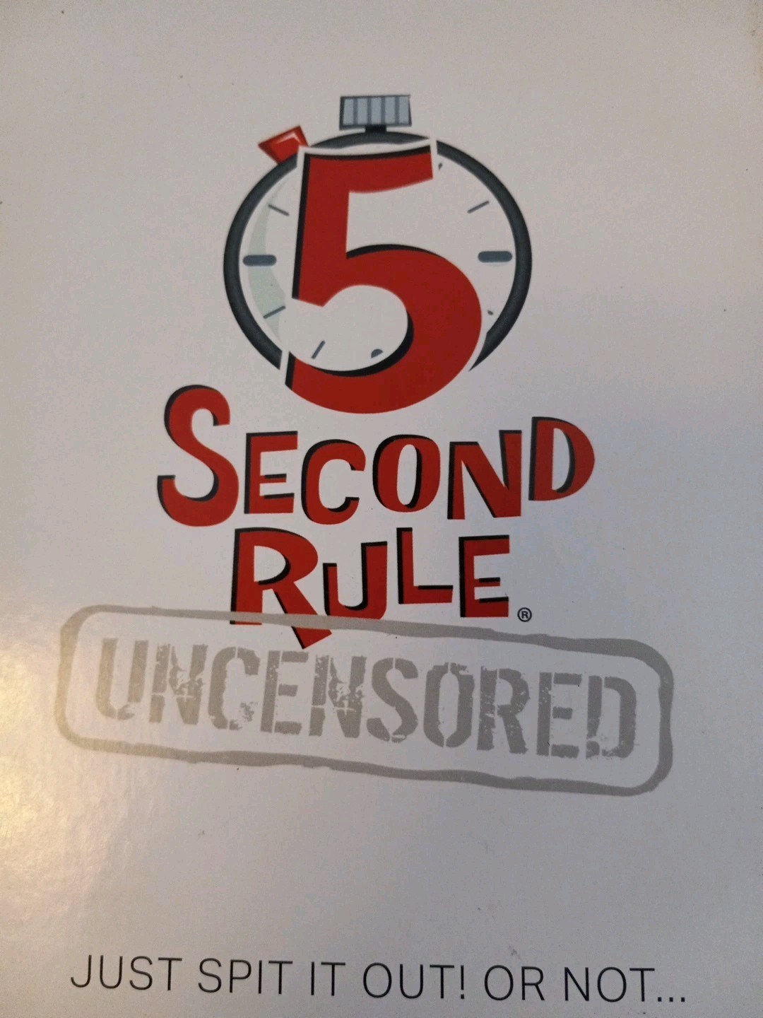 5 Second Rule Uncensored Adult Party Game New In Box
