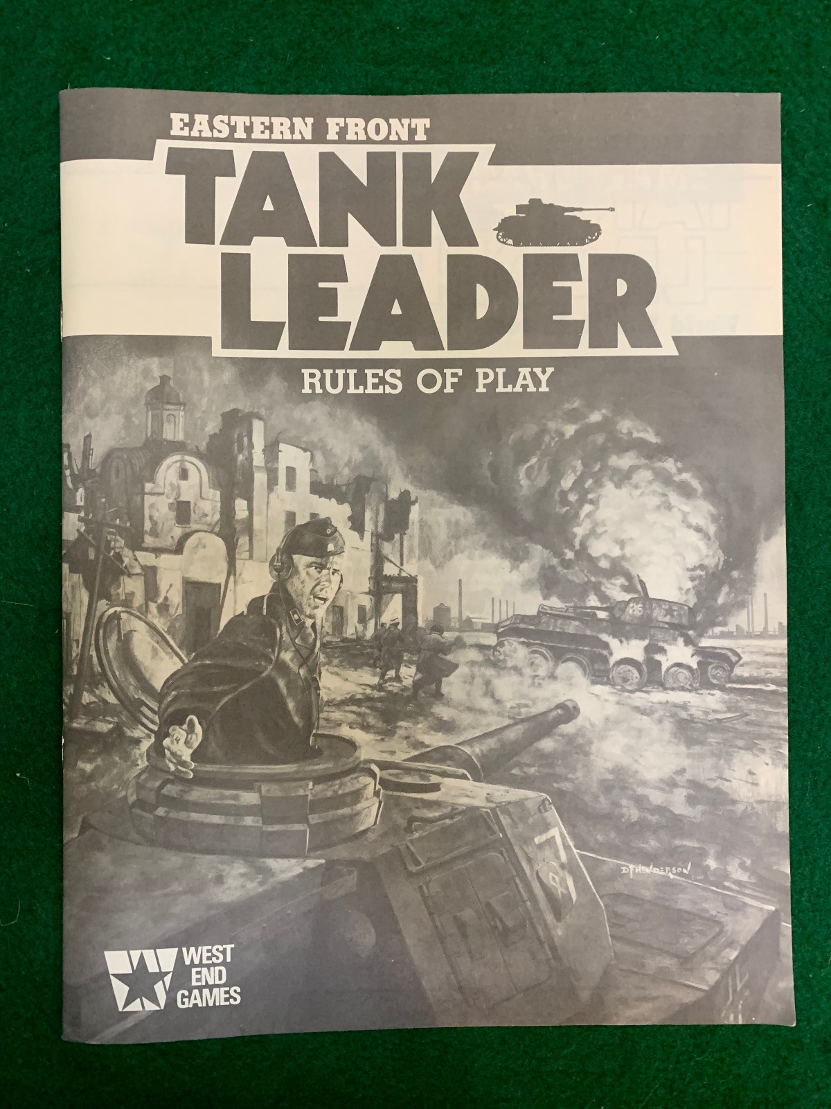 Eastern Front Tank Leader West End Games 1986 Complete!