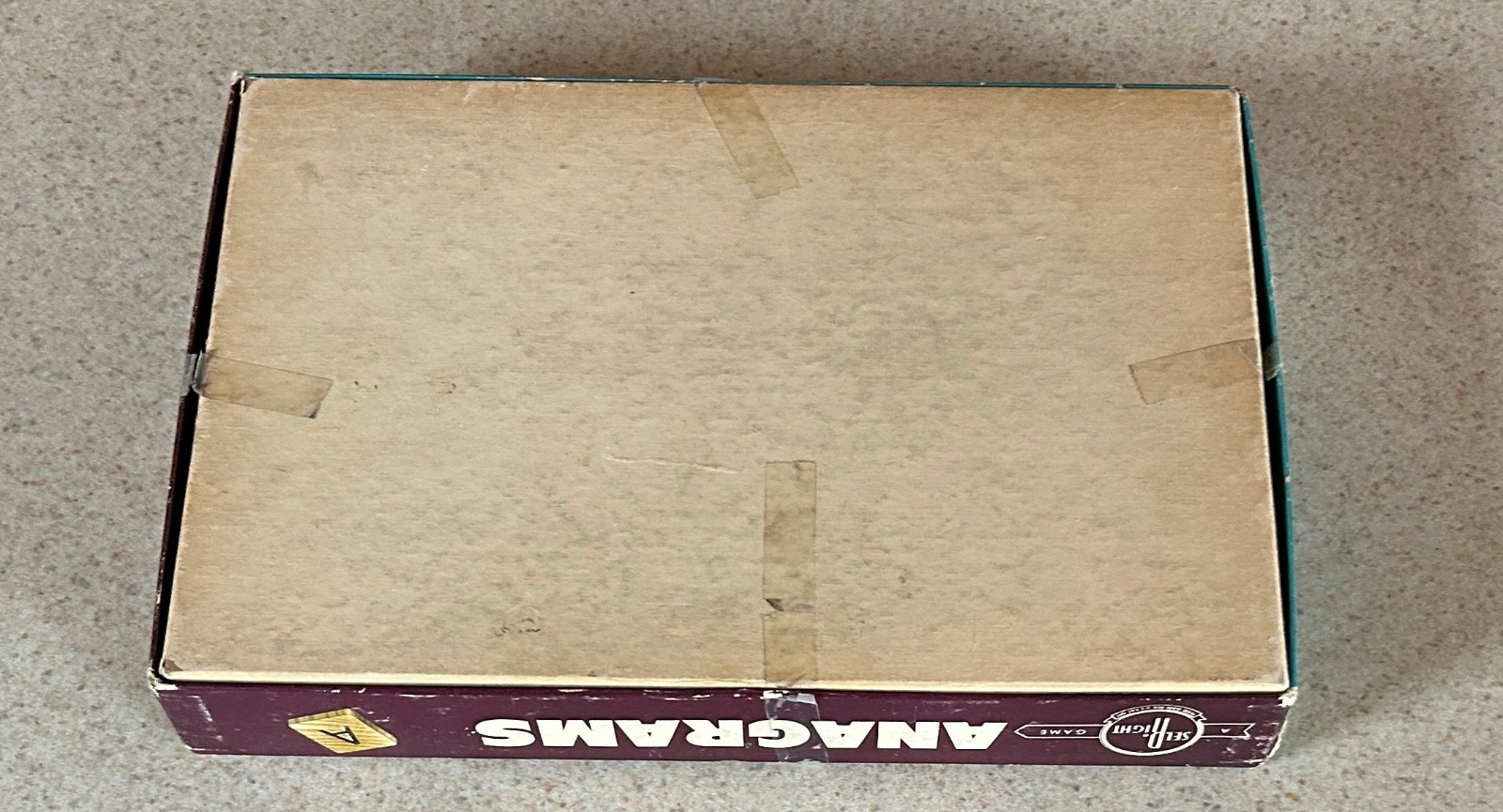 ANAGRAMS Tile Game (Vintage Selchow & Righter) — 1962 Complete In Box