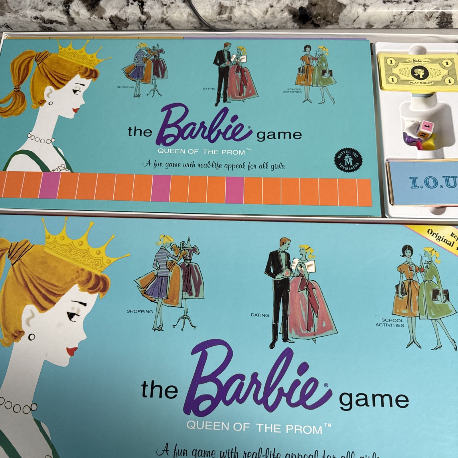 Barbie Queen of the Prom Game by Mattel Complete 1995