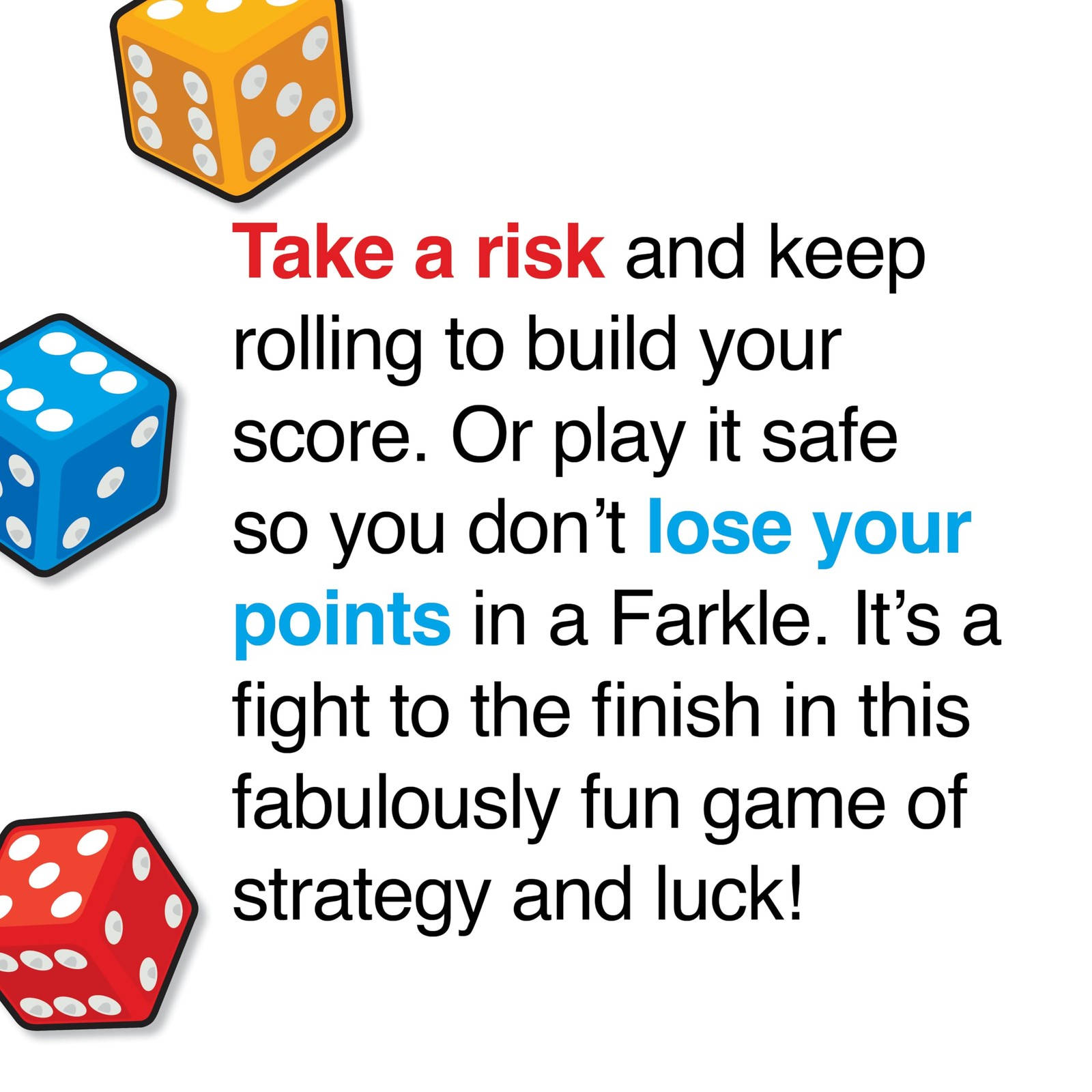 Farkle Classic Dice Game – Rainbow Kids Games, Dice Games, Family Games, Travel