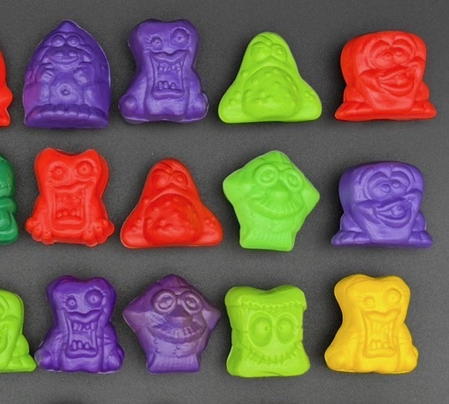 Lot of 46 Mega Bones Classic & Mutants Crazy Bones 1999 Mixed