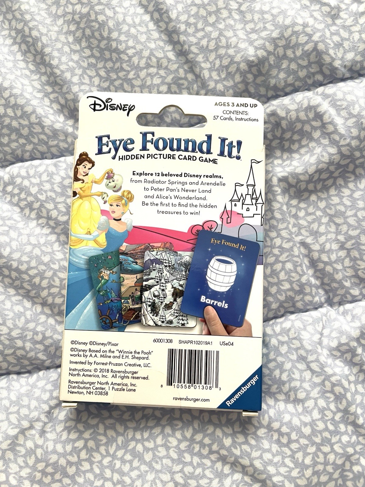 Kids DISNEY Hidden Picture Card Game LOT SET Of 5 Pack Old Maid Spoons Crazy 8s
