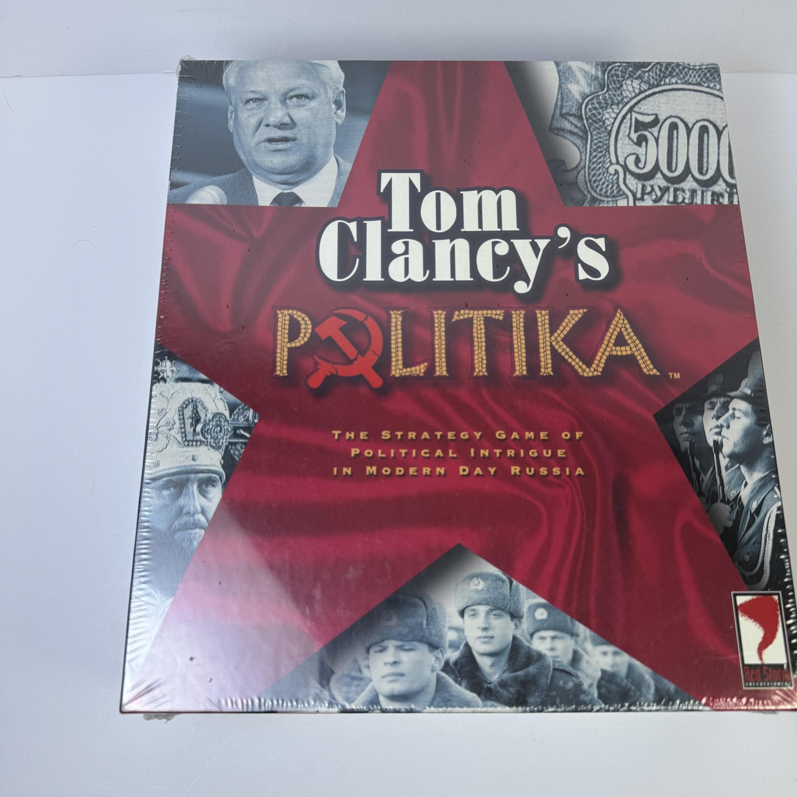 Tom Clancy’s Politika Board Game New Sealed Strategy Russia Red Storm 1997