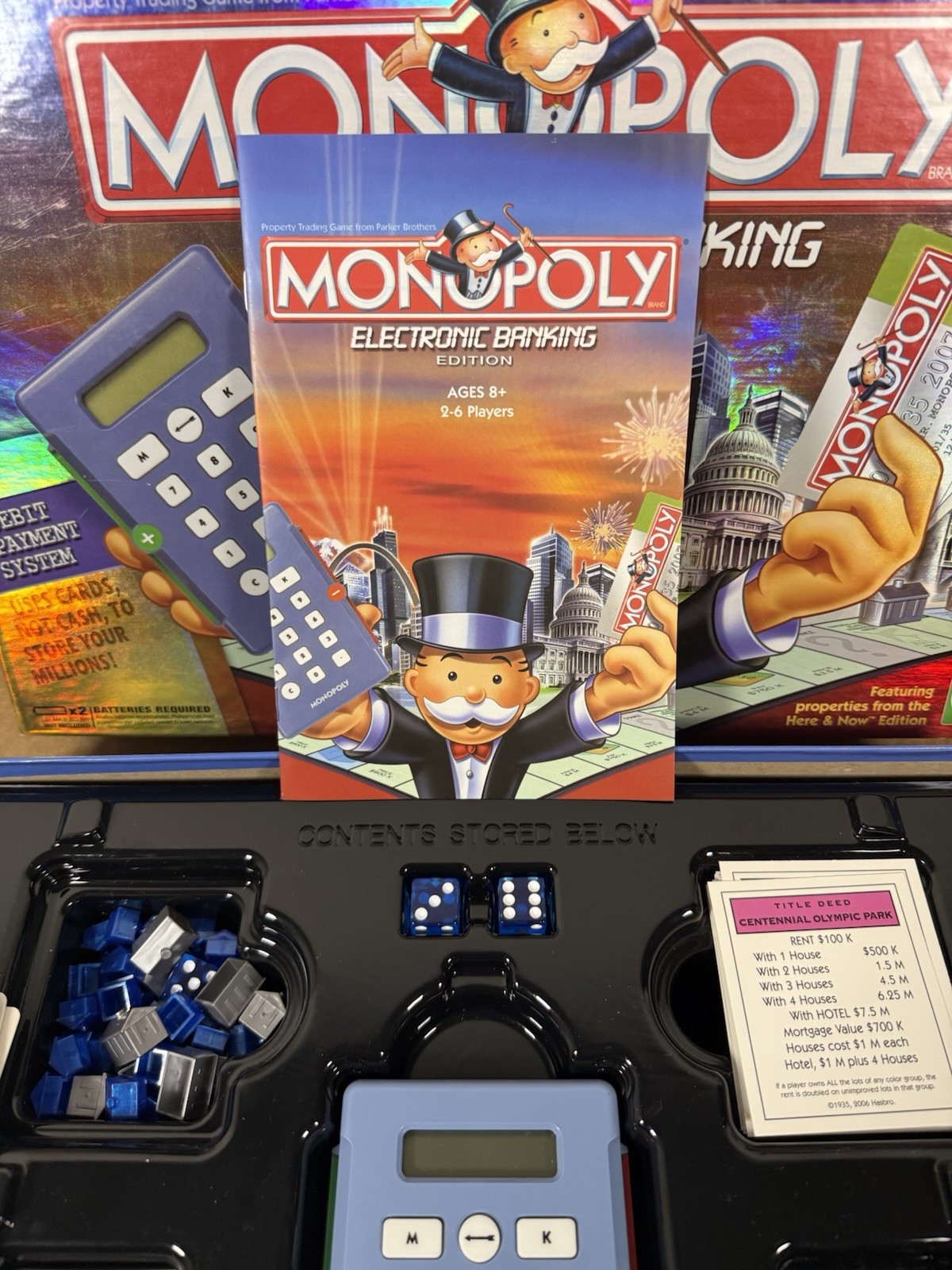 Monopoly Electronic Banking 2007 Board Game Complete Banking Unit