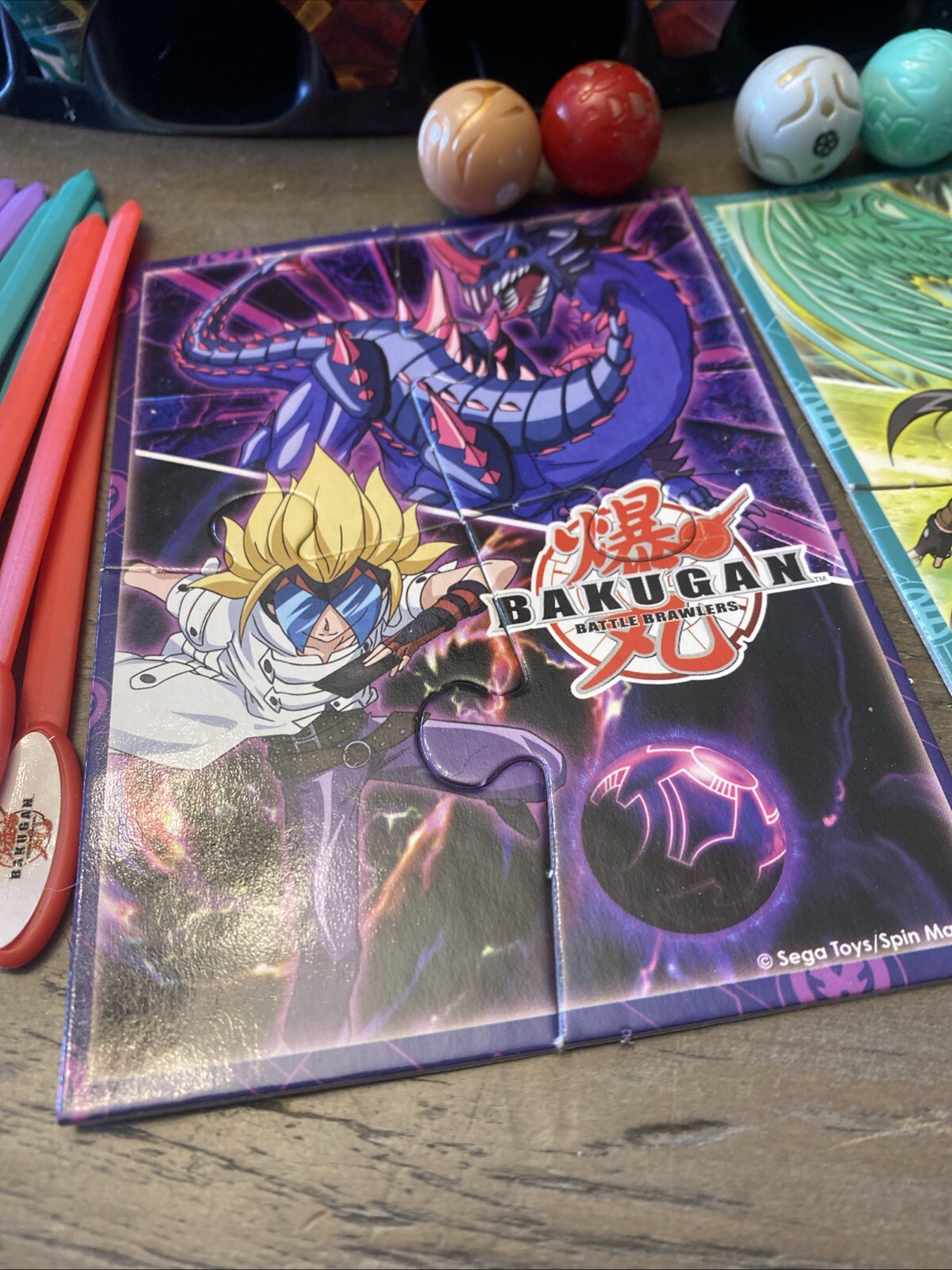 Bakugan Battle Brawlers 2008 Skill and Action Game Lot No Manual