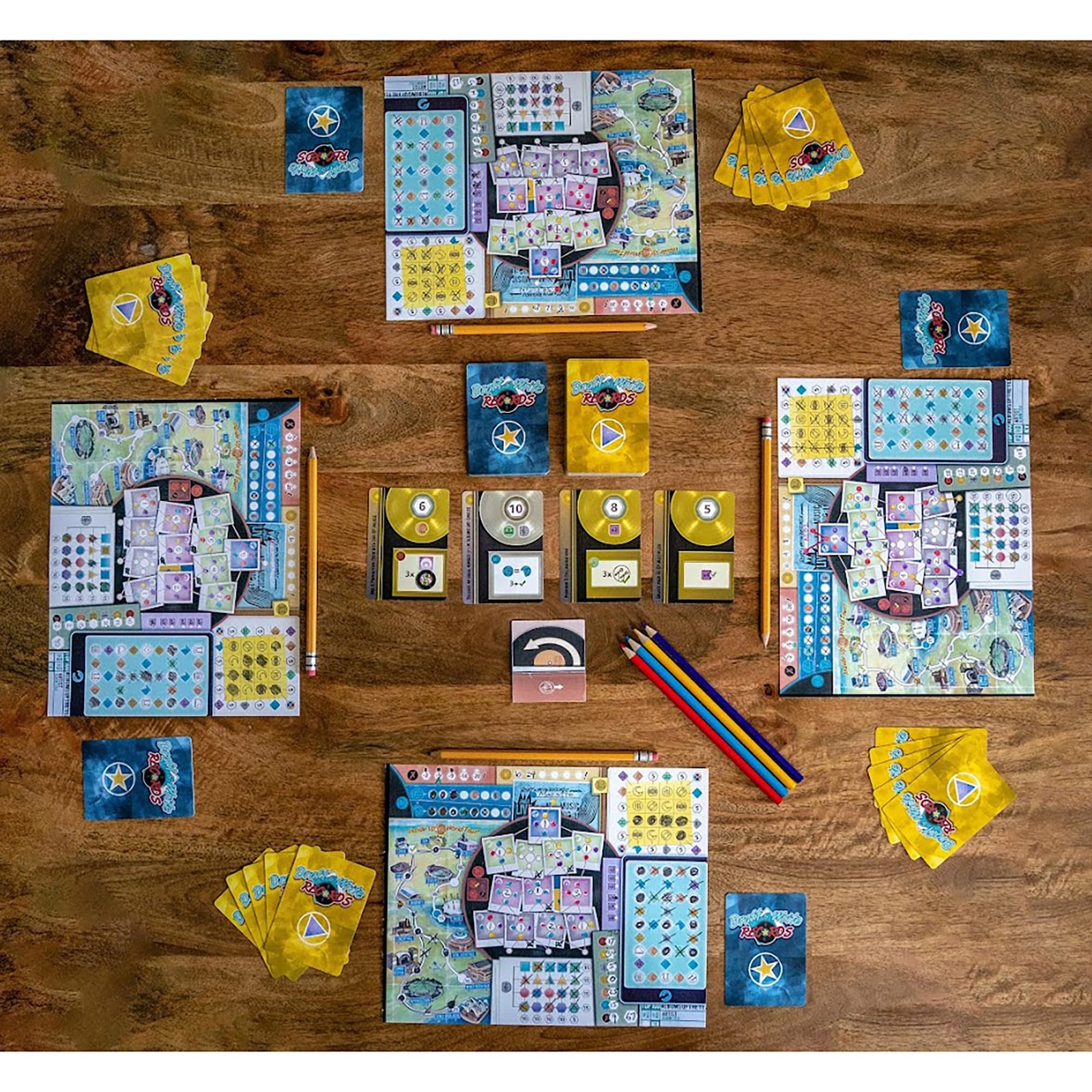 Draft & Write Records | Music Board Game, Card Drafting | Draft Your Band, To…
