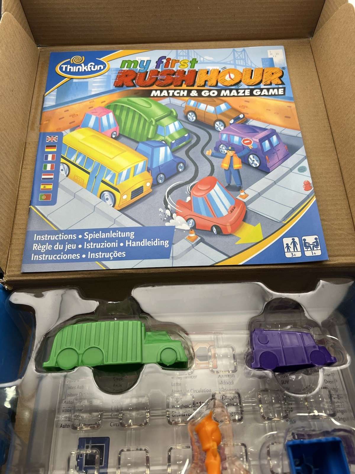 My First Rush Hour Match & Go Maze Game By Think Fun Children Age 3 Years.