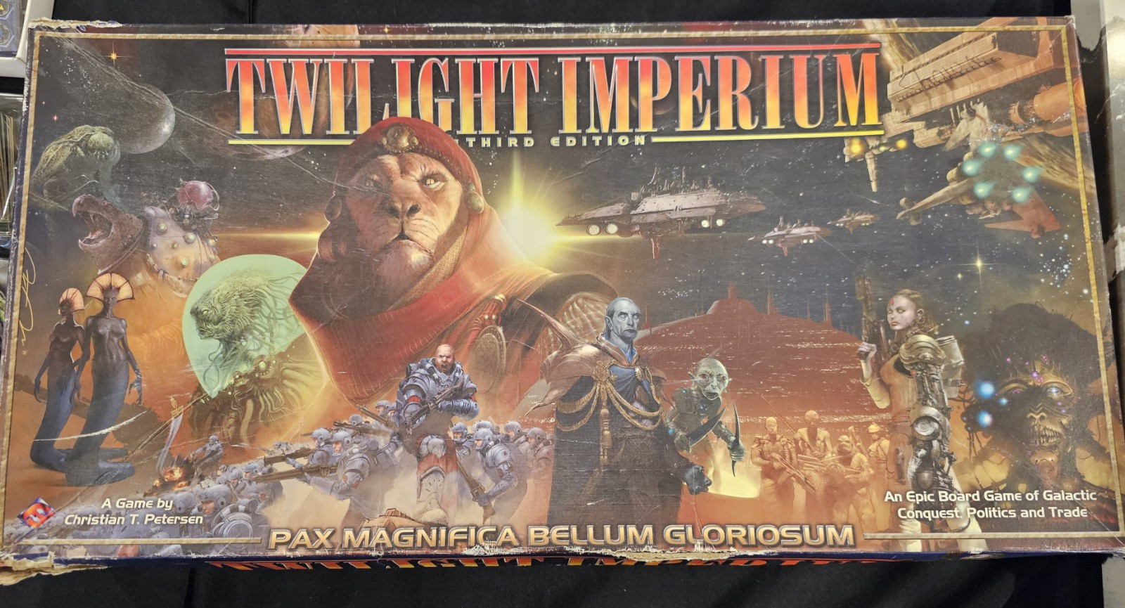 TWILIGHT IMPERIUM FFG Board Games Game Sci-Fi Galactic 3rd Ed Fantasy pre-owned