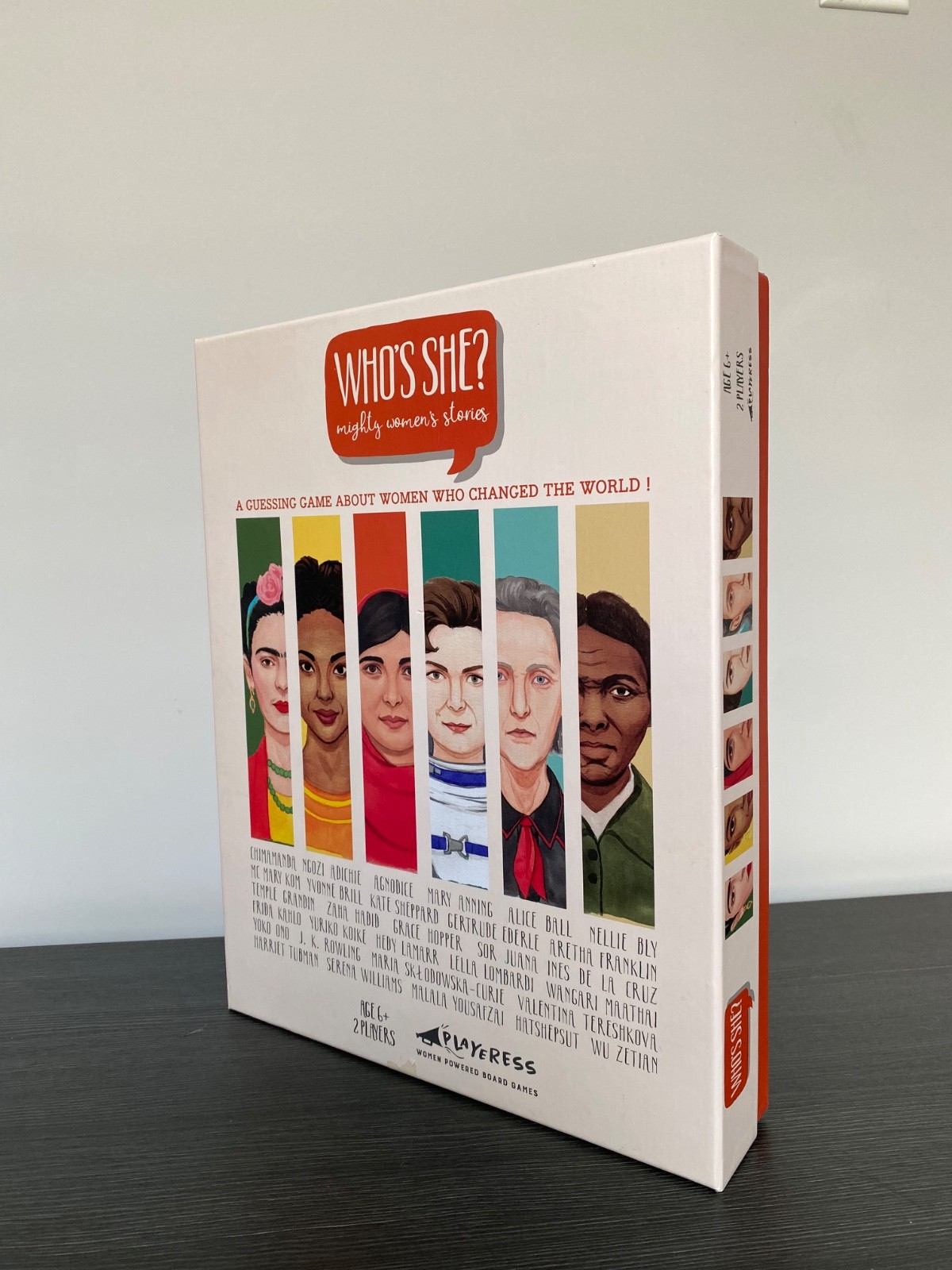 Who’s She? Mighty Women Stories Complete Board Game Playress Educational