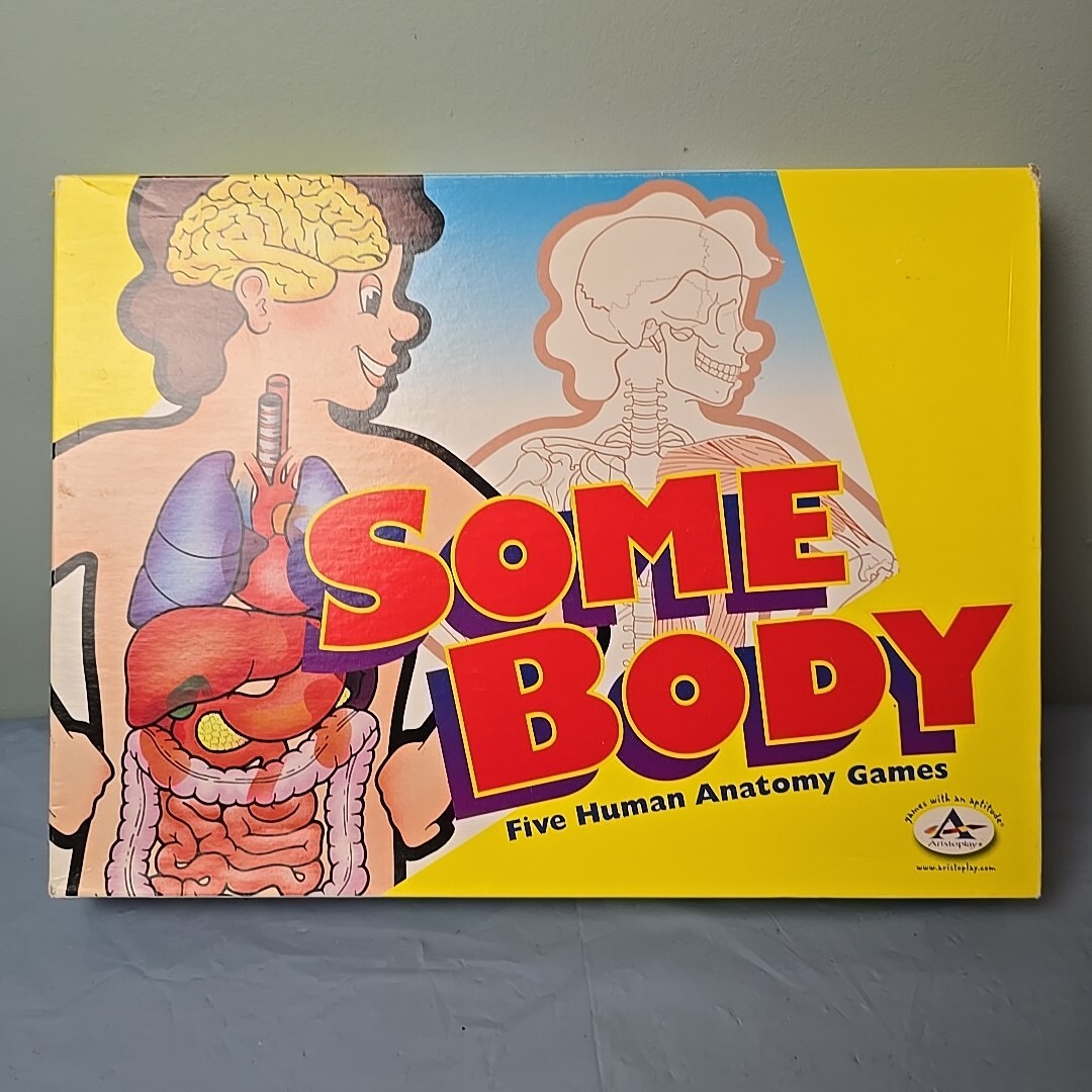 Some Body: Five Human Anatomy Games 1999 Ages 6 And Up Missing Some Stickers