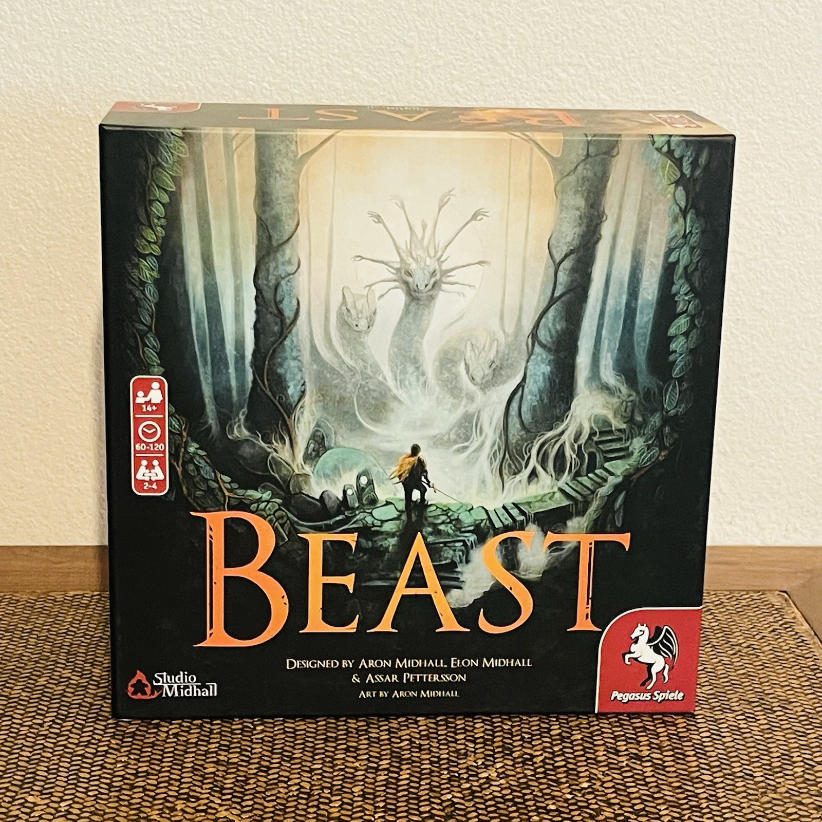 Beast Board Game – Pegasus Spiele/Studio Midhall – Never Played – 100% Complete!
