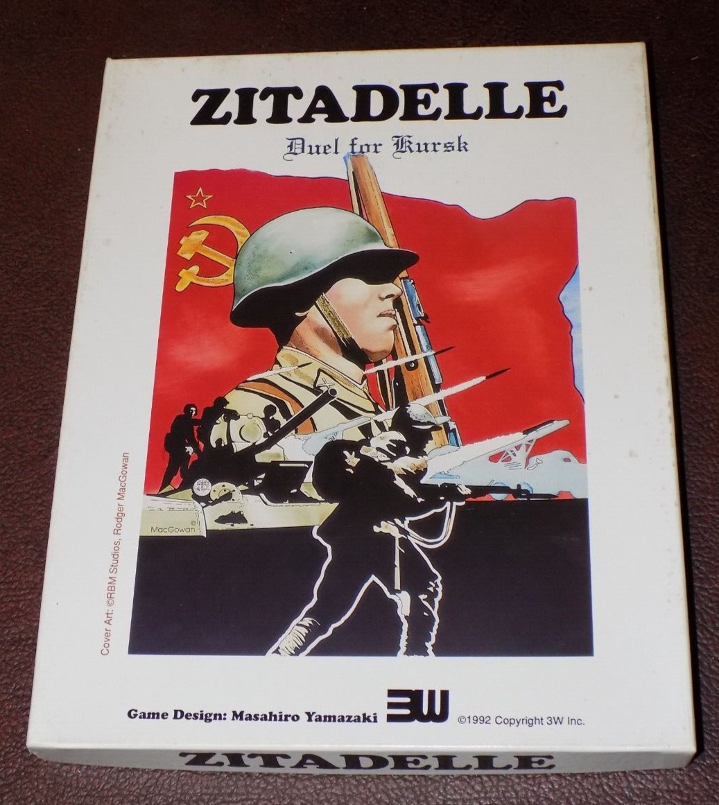 Zitadelle Duel for Kursk 1943 Greatest Tank Battle in History 3W 1992 Unpunched