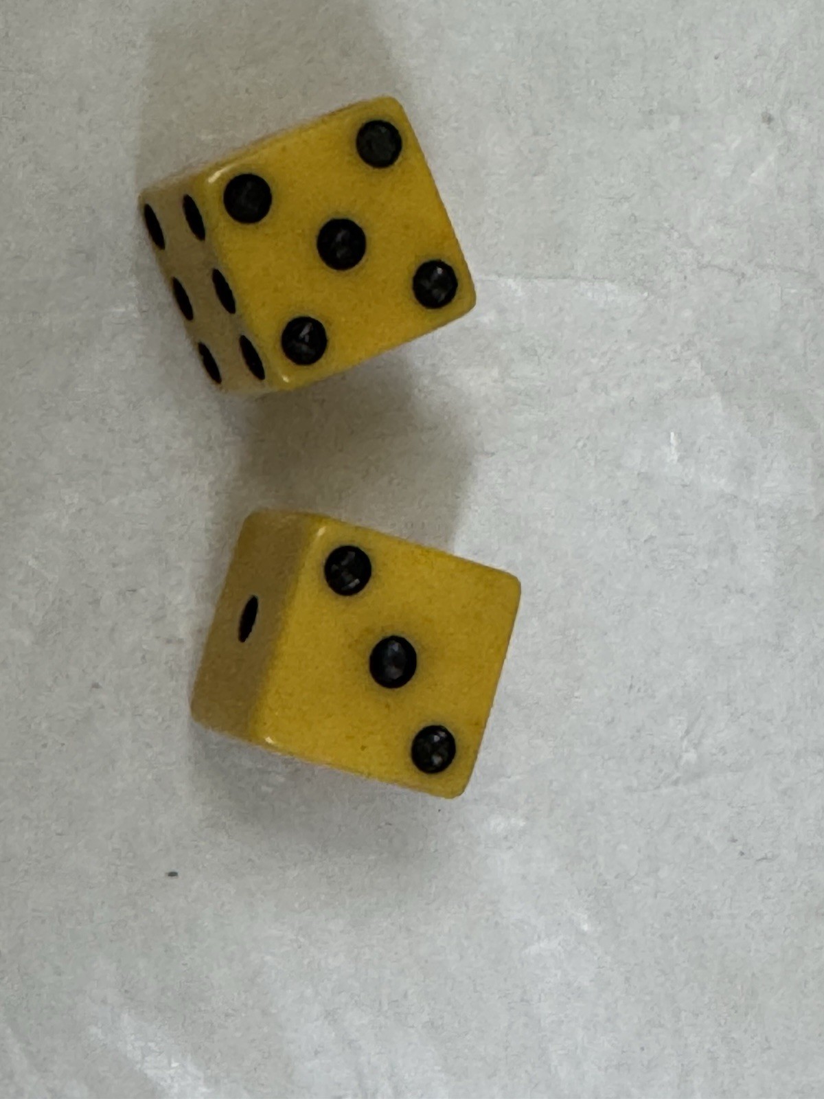 Vintage 1954 Monopoly Game Yellow Box Wooden Tokens Incomplete. See Description.