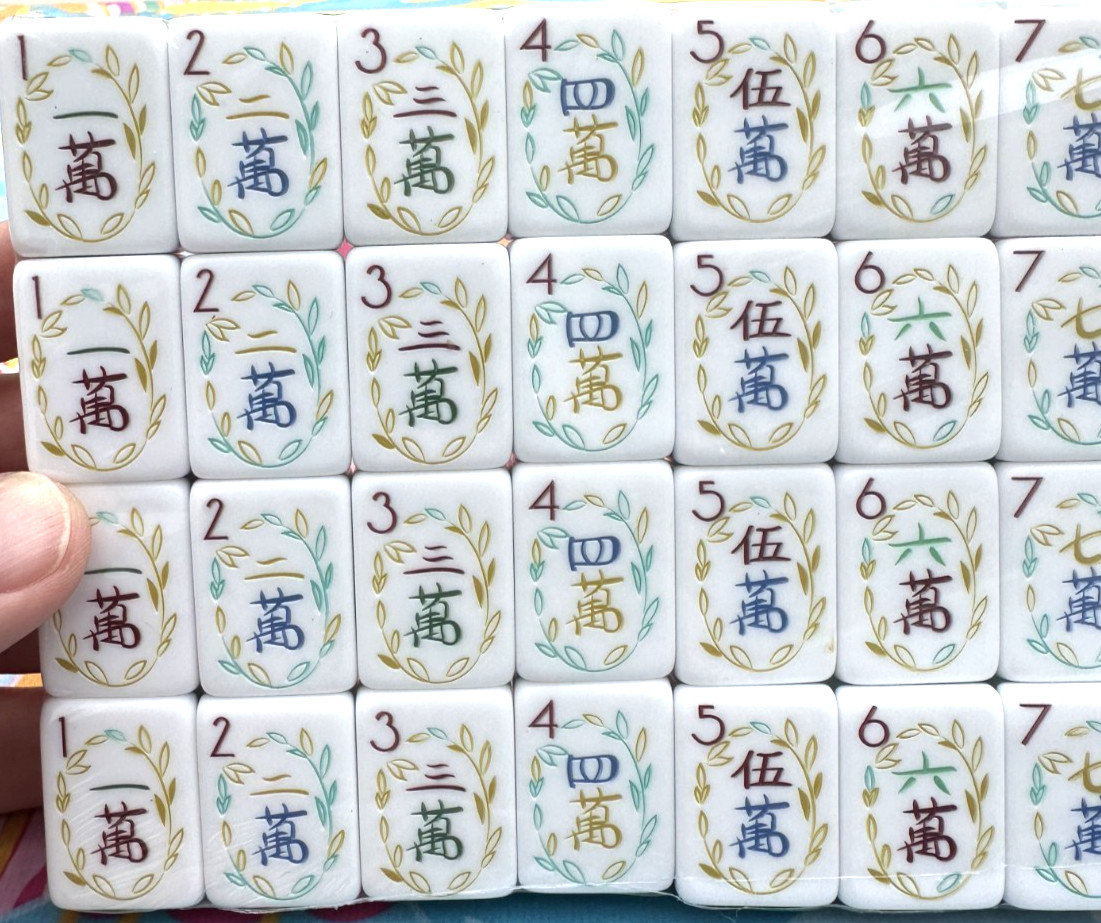 SIERRA 4 Layer Acrylic Mahjong Tiles Full American Set 160 Tiles US SELLER! NEW!