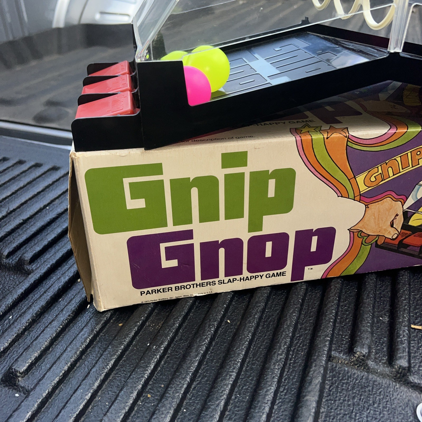 Gnip Gnop Parker Bros Game Complete with Box w/ All 6 Balls – 1971 READ!