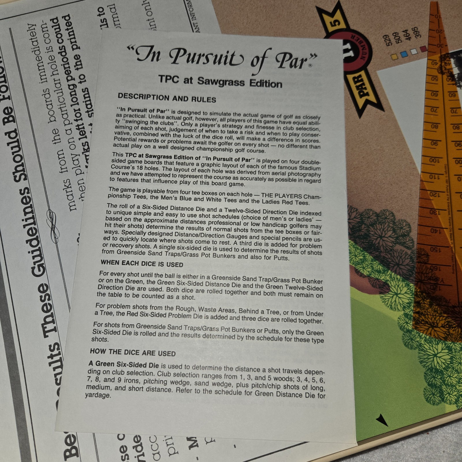 COMPLETE IN PURSUIT OF PAR TPC Tournament Players Club Sawgrass 1988 GOLF Game