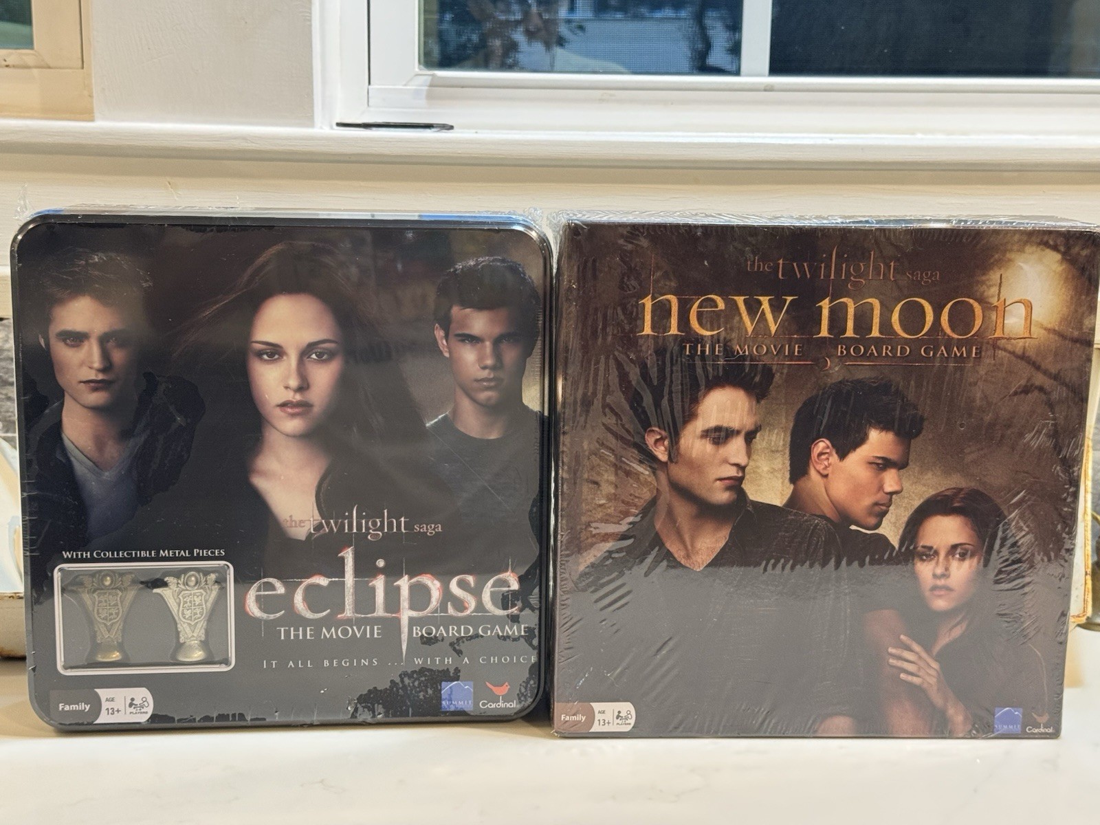 New The Twilight Saga Eclipse,New Moon the Movie Board Games 2009,2010 Sealed