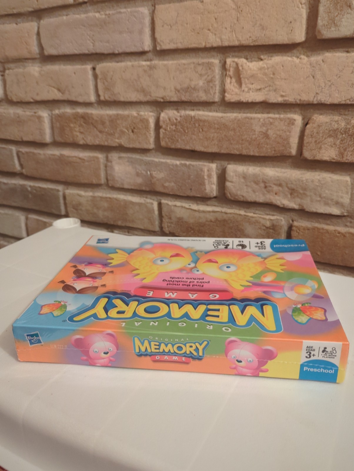 Milton Bradley Hasbro Original Memory Game Preschool 3+ 2007 BRAND NEW SEALED