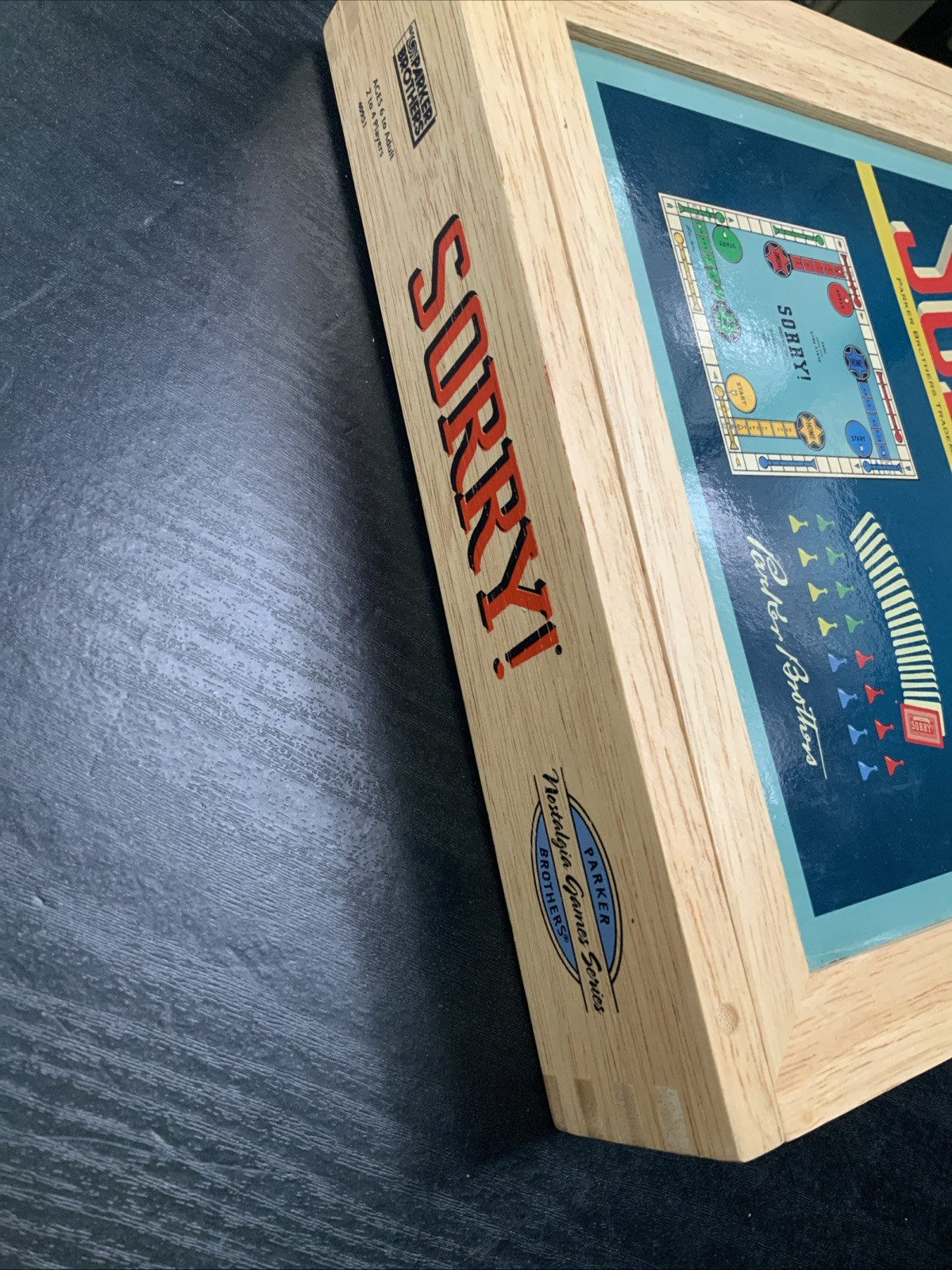 THE GREAT GAME SORRY PARKER BROTHERS TRADEMARK FOR ITS SLIDE PURSUIT GAME