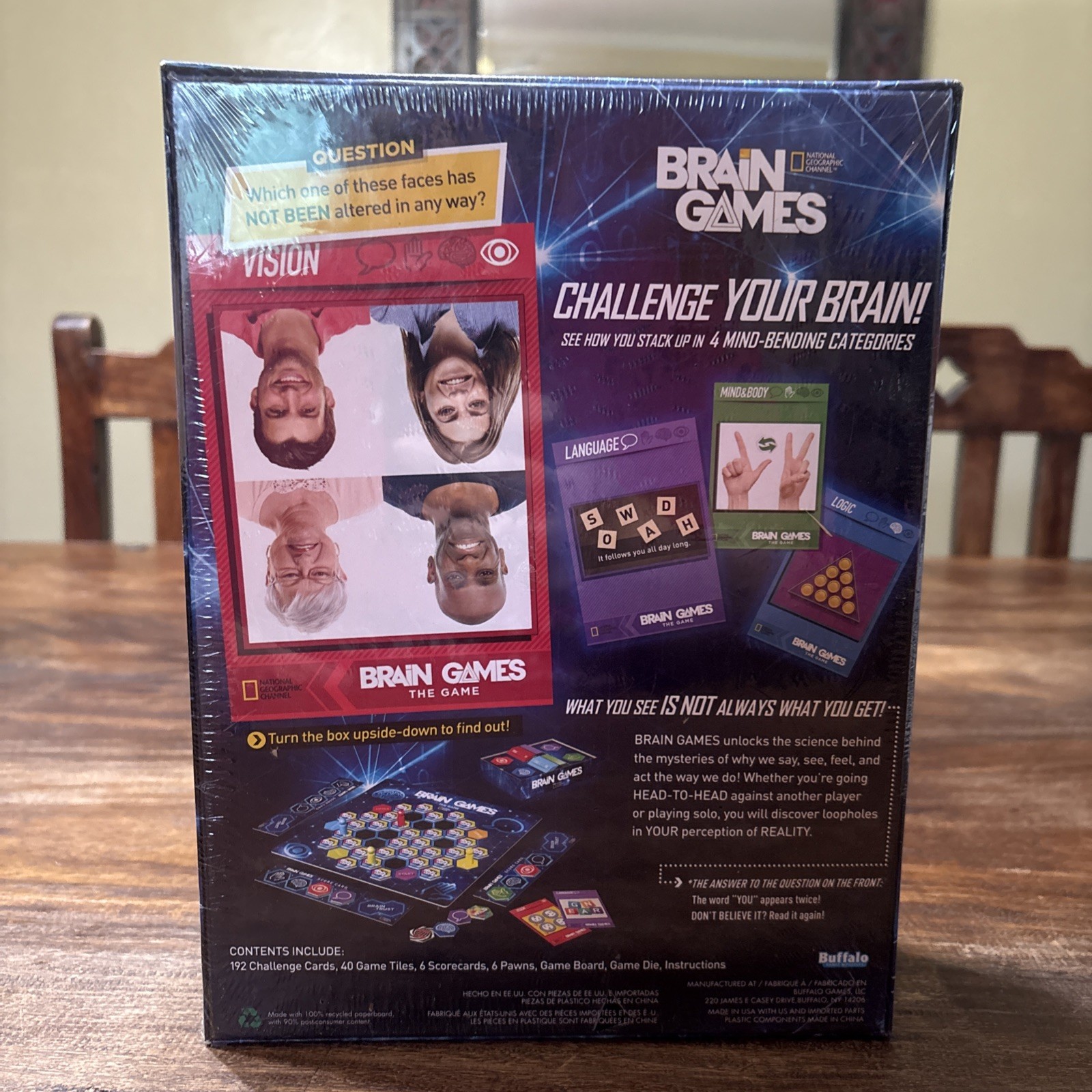 National Geographic Channel Brain Games The Game NEW