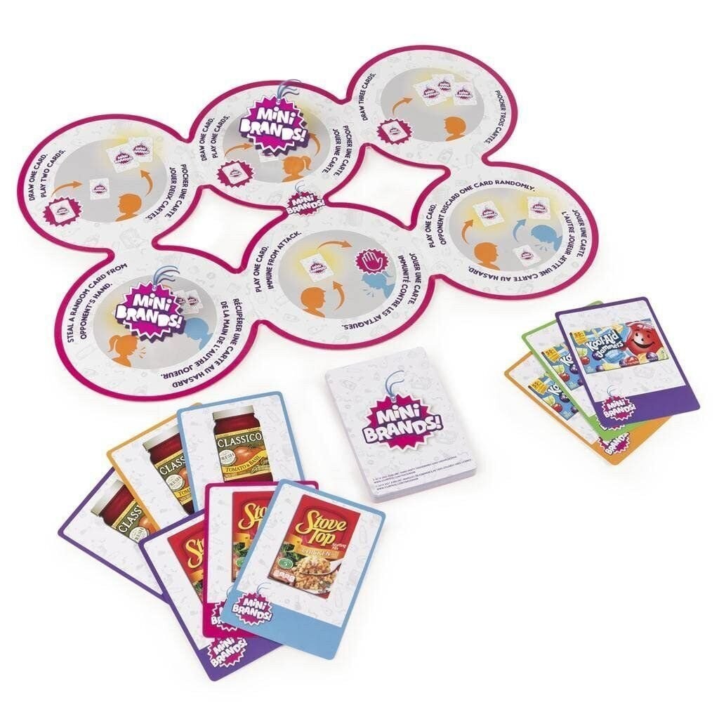 Spin Master 6063724 Surprise Mini Brands Supermarket Race Board Game 5-Piece…