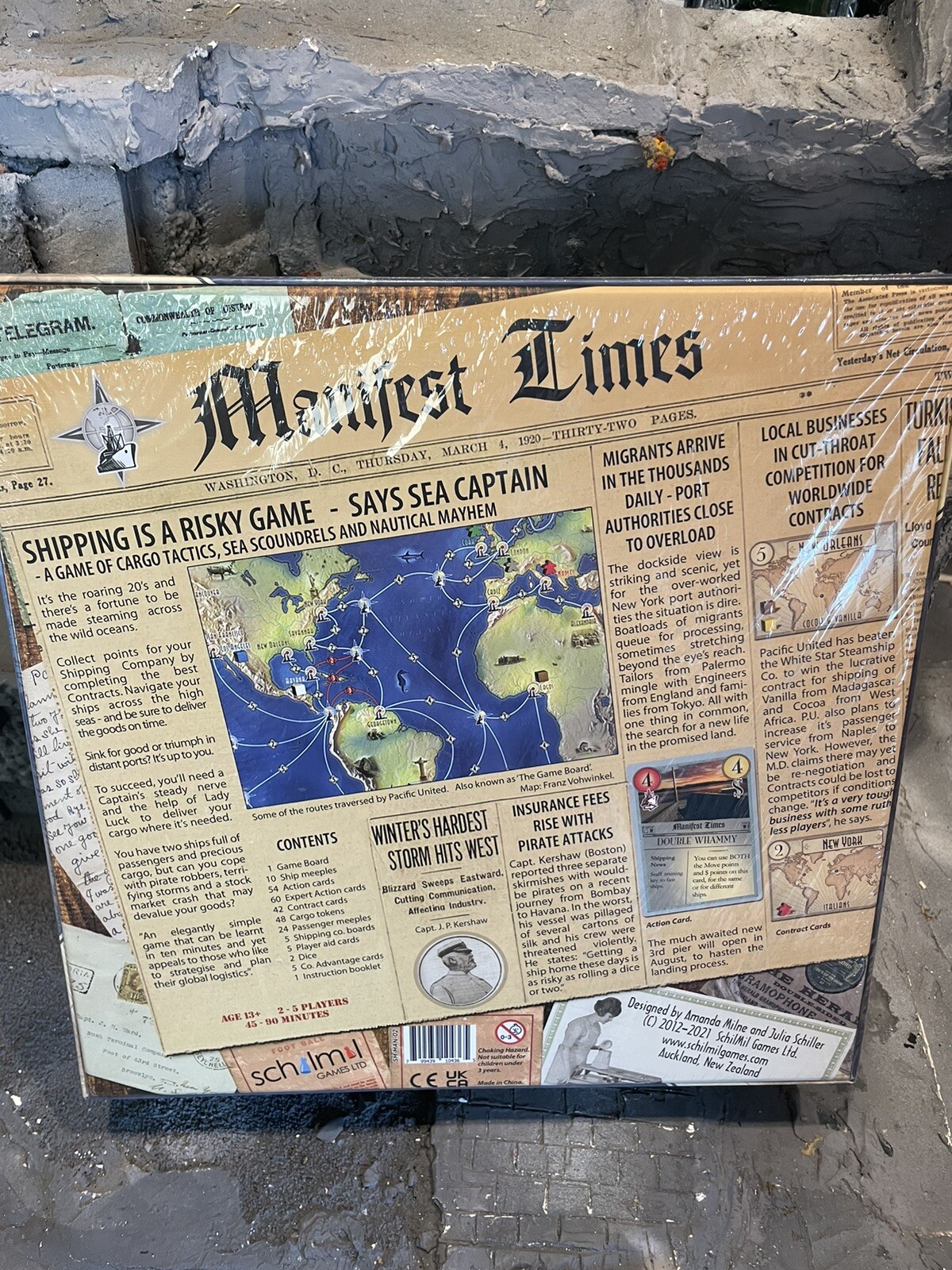 Manifest Board Game by Schilmil Ages 13+ 2-5 Players (Second Edition)