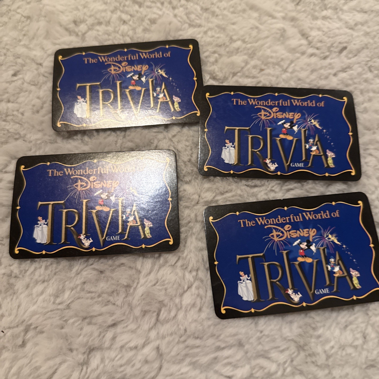 The Wonderful World Of Disney Trivia Game in Tin 1997 **COMPLETE** Walt Disney
